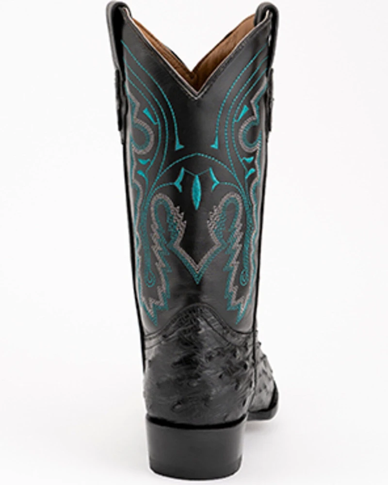 Ferrini Men's Colt Exotic Full-Quill Ostrich Western Boots - Round Toe