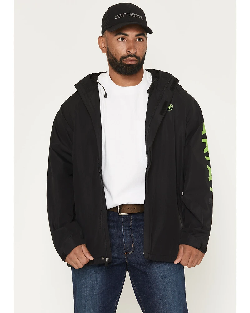 Ariat Men's Rebar Stormshell Logo Waterproof Jacket