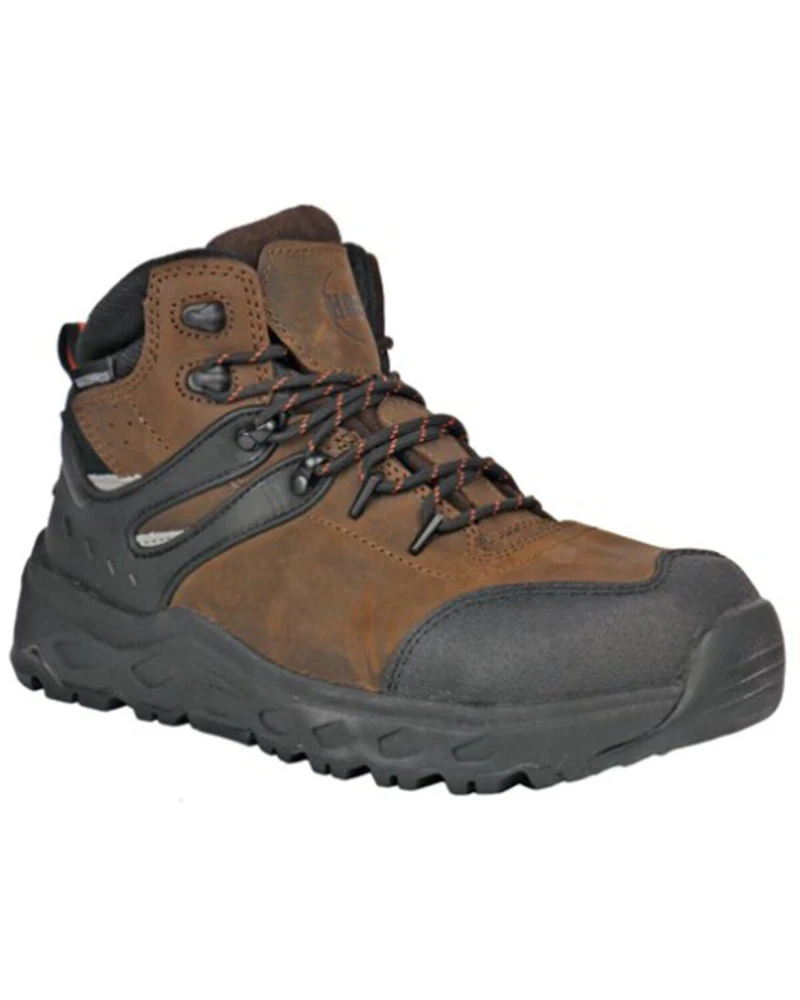 Hoss Men's Stomp 6" Lace-Up Work Boots - Aluminum Toe
