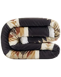 HiEnd Accents Yosemite Campfire Sherpa Throw