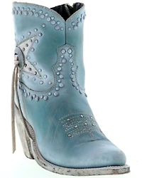 Liberty Black Women's Dolores Studded Western Boots - Snip Toe