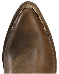 Abilene Women's Distressed Harness Western Boots - Round Toe