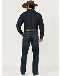 Wrangler Retro Men's Melbourne Dark Wash Slim Straight Stretch Denim Jeans - Tall