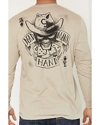 Cody James Men's Dead Man's Hand Long Sleeve Graphic T-Shirt