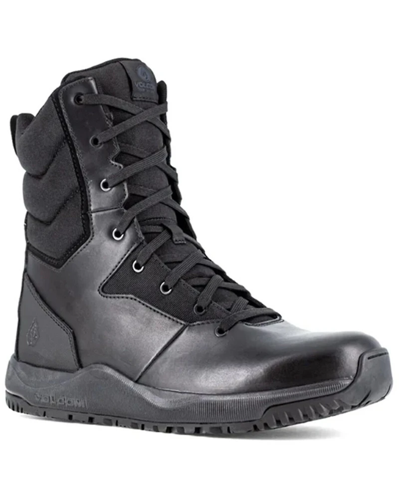 Volcom Men's 8" Tactical Side-Zip Work Boots - Soft Toe