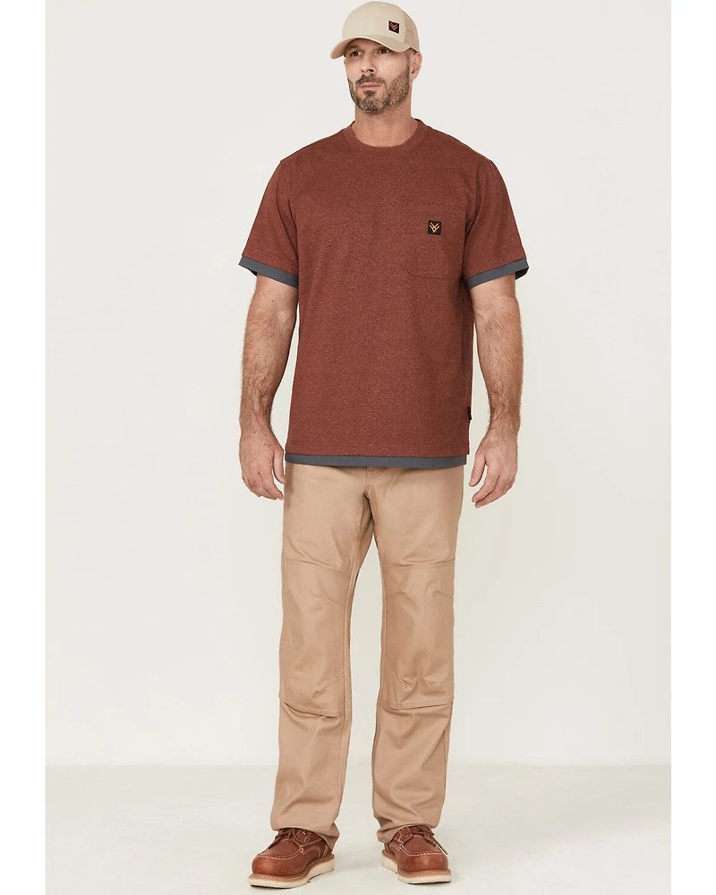 Hawx Men's Layered Work Pocket T-Shirt