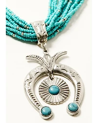 Shyanne Women's Wildheart Squash Blossom Beaded Necklace