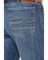 Wrangler 20X Men's 44MWX Nemby Medium Wash Slim Straight Stretch Denim Jeans