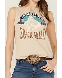 Shyanne Women's Buck Wild Sleeveless Graphic Tank