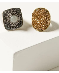 Shyanne Women's Sierra Winter Clustered Stone Ring Set - 5 Piece