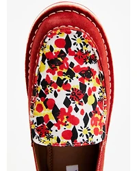 Myra Bag Women's Cherry Geo Print Slip-On Shoe - Moc Toe