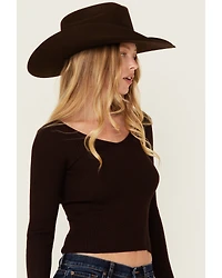 Shyanne Women's Ribbed Long Sleeve Sweater