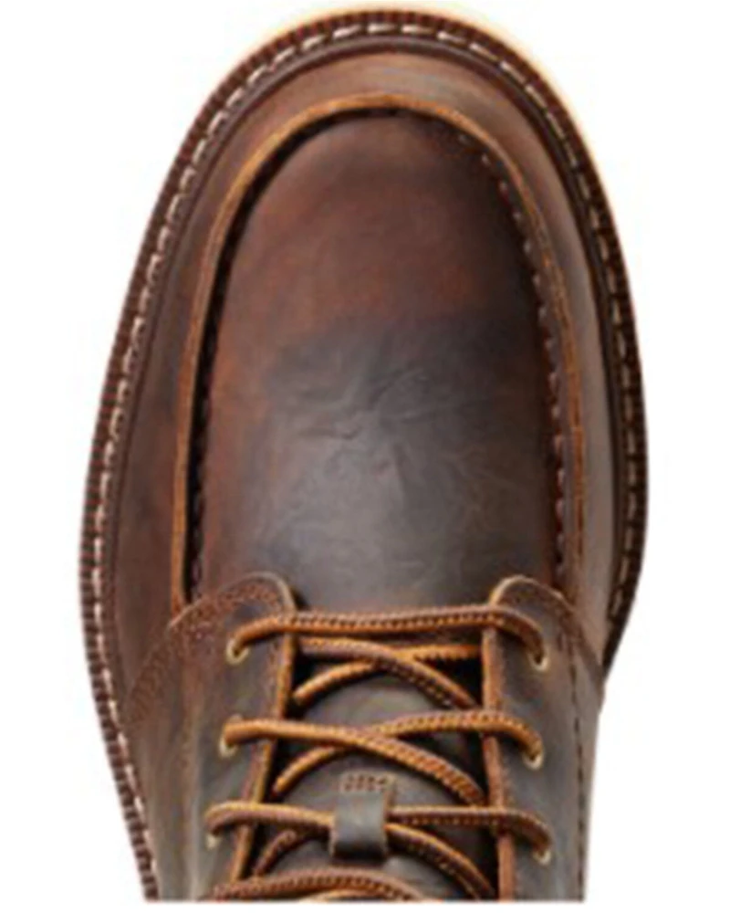Ariat Men's Recon Lace Barn Brown Full-Grain Casual Wedge Boot - Round Toe