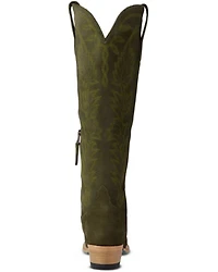 Lane Women's Sandaga Knee High Suede Western Boots - Snip Toe
