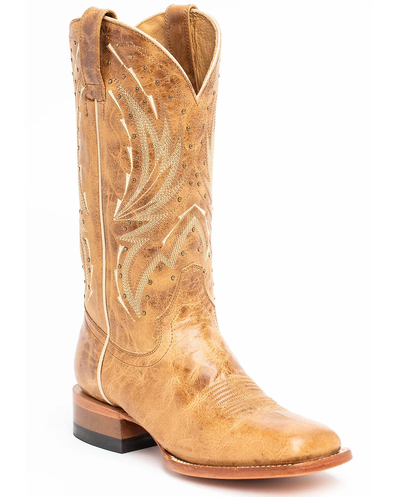 Shyanne Women's Hybrid Leather TPU Imogen Western Performance Boots - Broad Square Toe