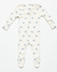 Angel Dear Infant Boys' Cowboy Hat Zippered Onesie