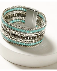 Shyanne Women's Magnetic Beaded Layer Bracelet