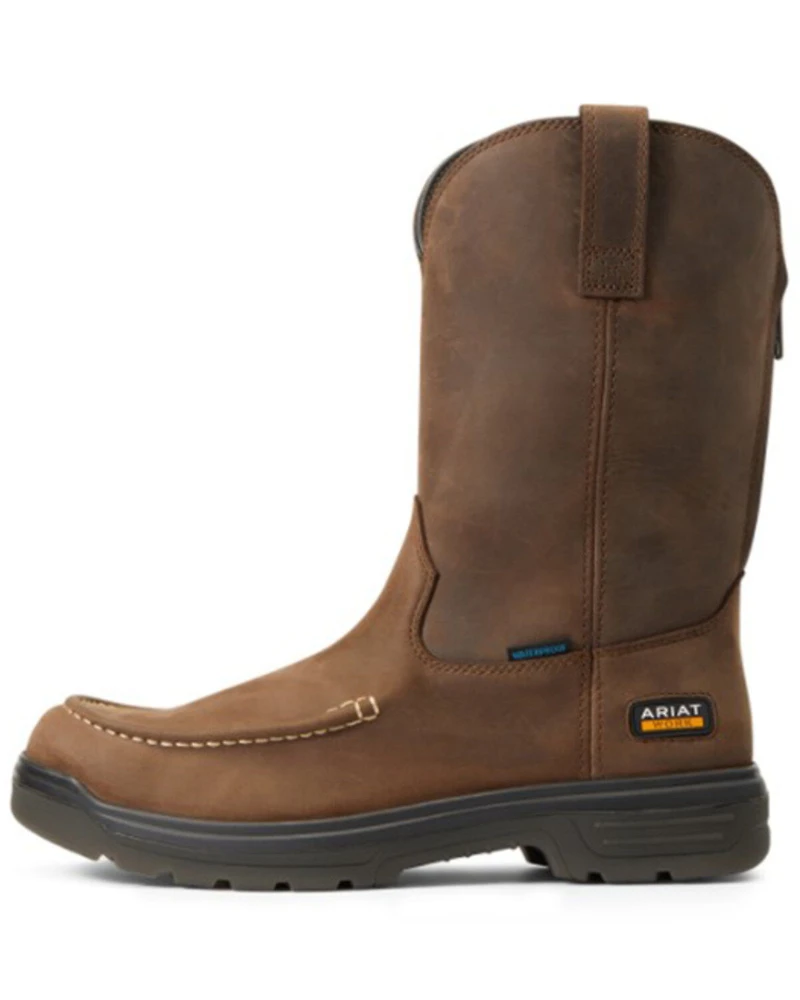 Ariat Men's Turbo Waterproof Western Work Boots - Soft Toe