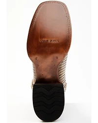 Cody James Men's Cobra Brown Exotic Western Boots - Broad Square Toe