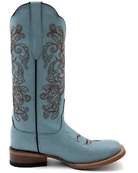 Ferrini Women's Ella Cross Western Boots - Broad Square Toe