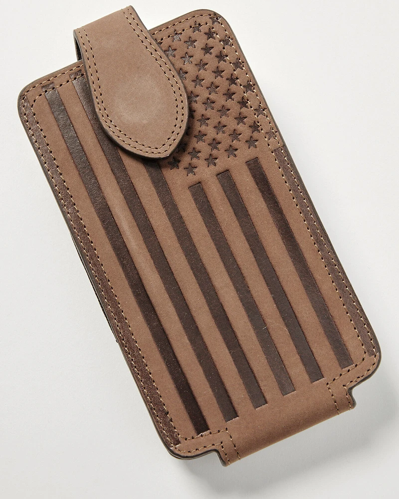 Cody James Men's American Flag Cell Phone Wallet