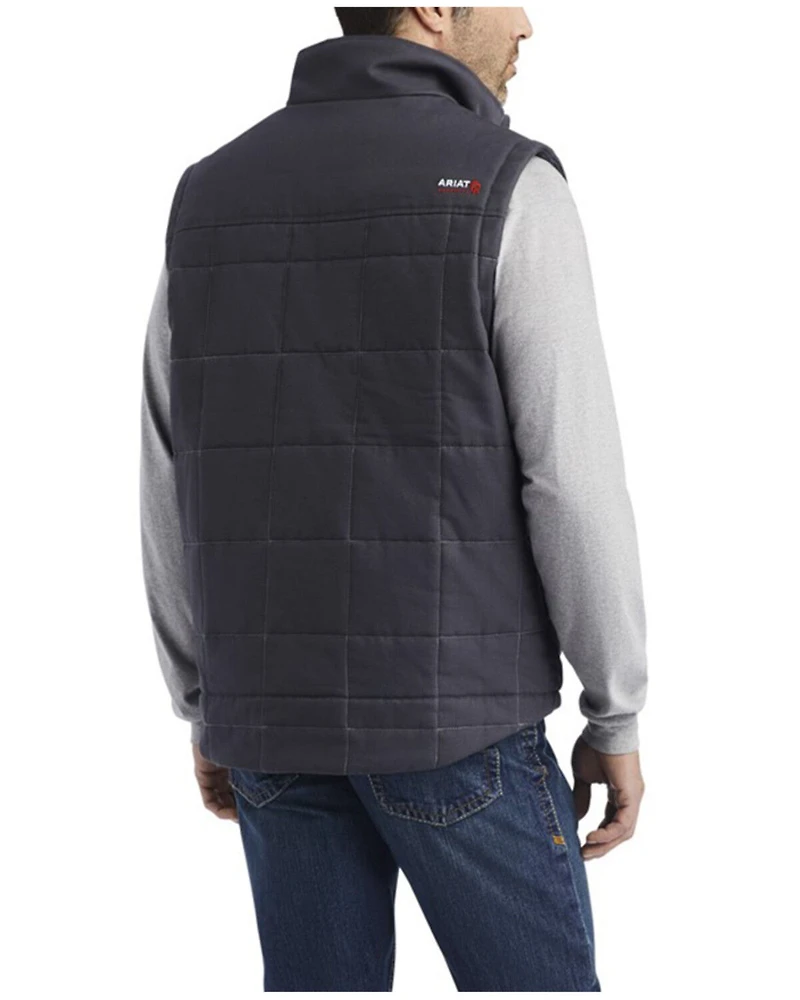 Ariat Men's FR Crius Insulated Zip-Front Work Vest