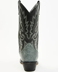 Laredo Men's Lizard Print Wingtip Western Boots - Round Toe