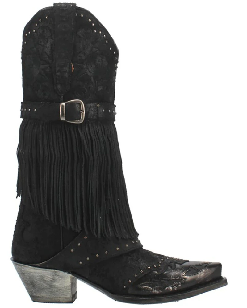 Dan Post Women's Bed Of Roses Western Boots - Snip Toe