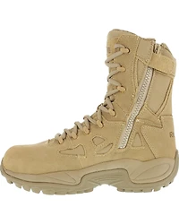 Reebok Men's Stealth 8" Lace-Up Side-Zip Work Boots