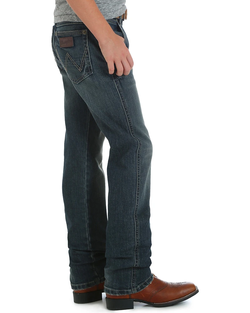 Wrangler Retro Boys' (8-16) Slim Straight Fit Jeans