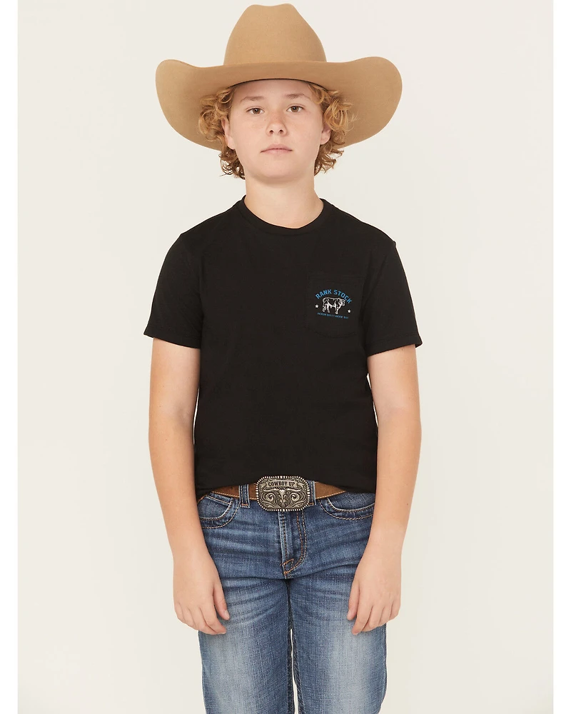 Hooey Boys' Rank Stock Short Sleeve Graphic T-Shirt