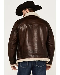 Scully Men's Sherpa Lined Leather Jacket