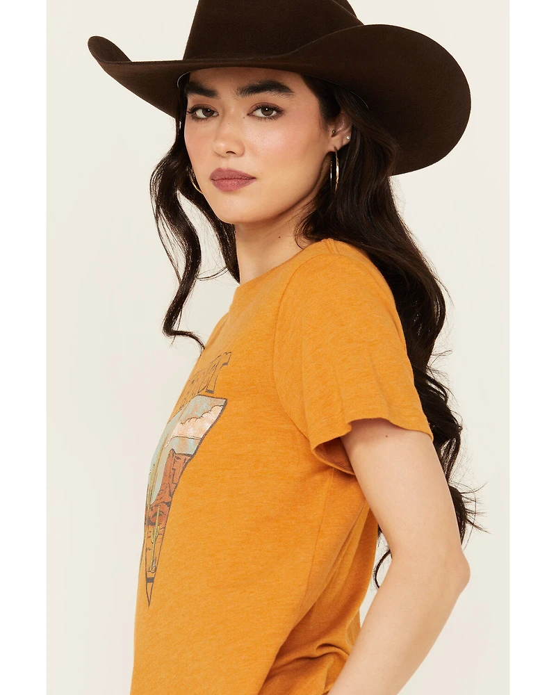 Wrangler Women's Logo Desert Scene Short Sleeve Graphic Tee