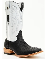 Tanner Mark Men's Jumbo Python Exotic Western Boots - Broad Square Toe
