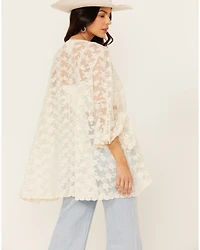Cotton & Rye Women's Lace Kimono