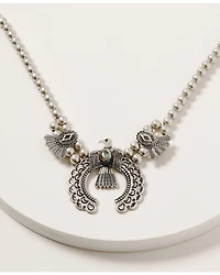Shyanne Women's Mystic Summer Thunderbird Squash Blossom Necklace