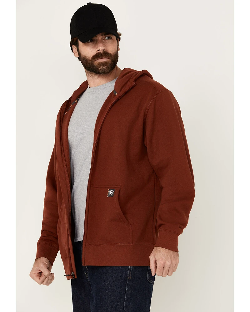 Ariat Men's Rebar Workman Born For This Full Zip Hooded Sweatshirt