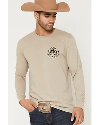 Cody James Men's Dead Man's Hand Long Sleeve Graphic T-Shirt