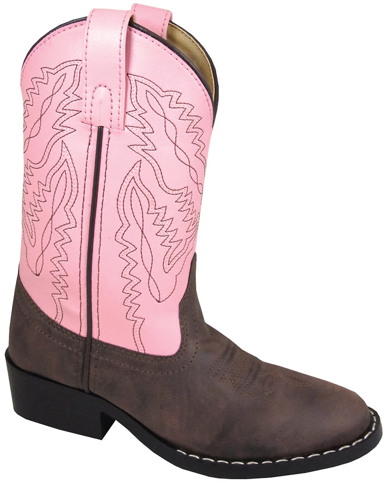 Smoky Mountain Little Girls' Monterey Western Boots - Round Toe