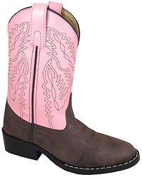 Smoky Mountain Little Girls' Monterey Western Boots - Round Toe