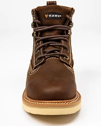Hawx Men's 6" Lacer Work Boots - Soft Toe
