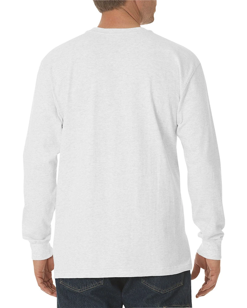 Dickies Men's Heavy Weight Crew Long Sleeve Tee - Big & Tall