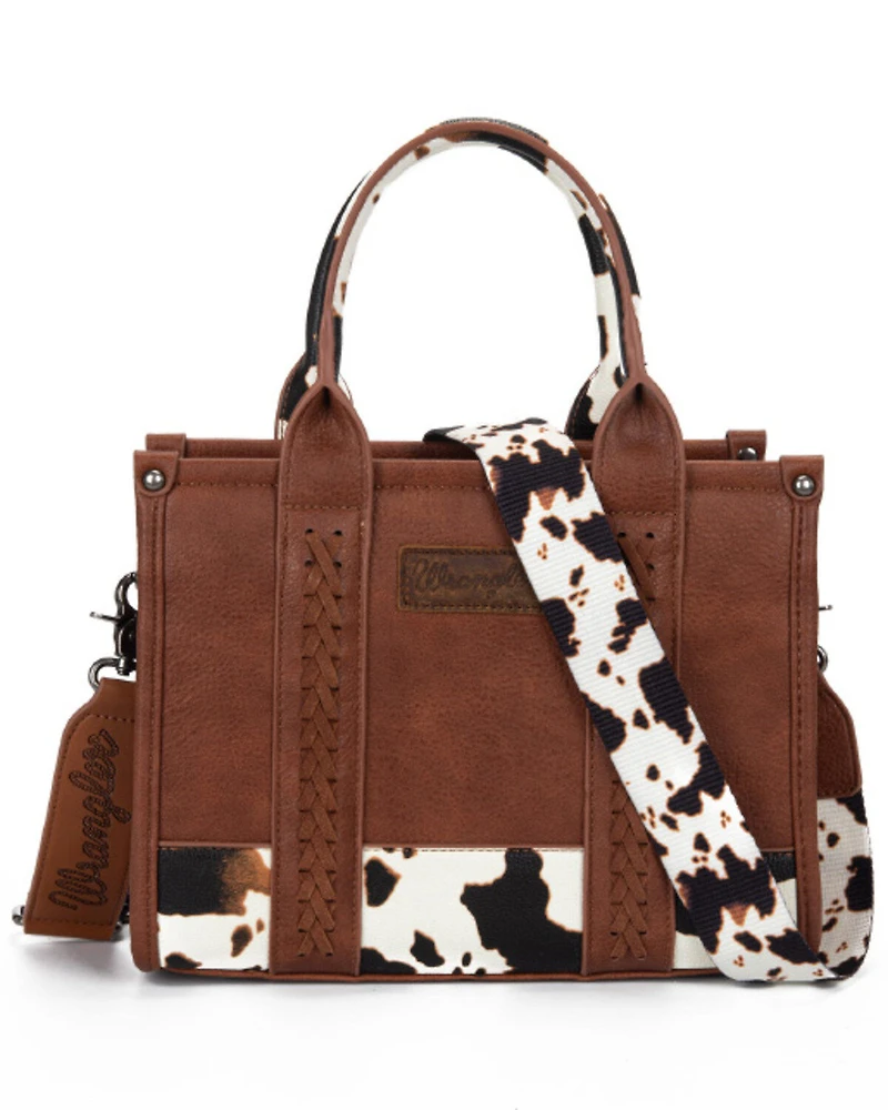 Wrangler Women's Whipstitch Patchwork Crossbody Bag