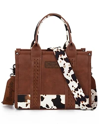 Wrangler Women's Whipstitch Patchwork Crossbody Bag