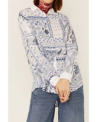 Johnny Was Women's Vanya Schiffu Oversized Shirt