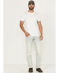 Brothers and Sons Men's Gunsmoke Wash Tucker Slim Straight Stretch Denim Jeans