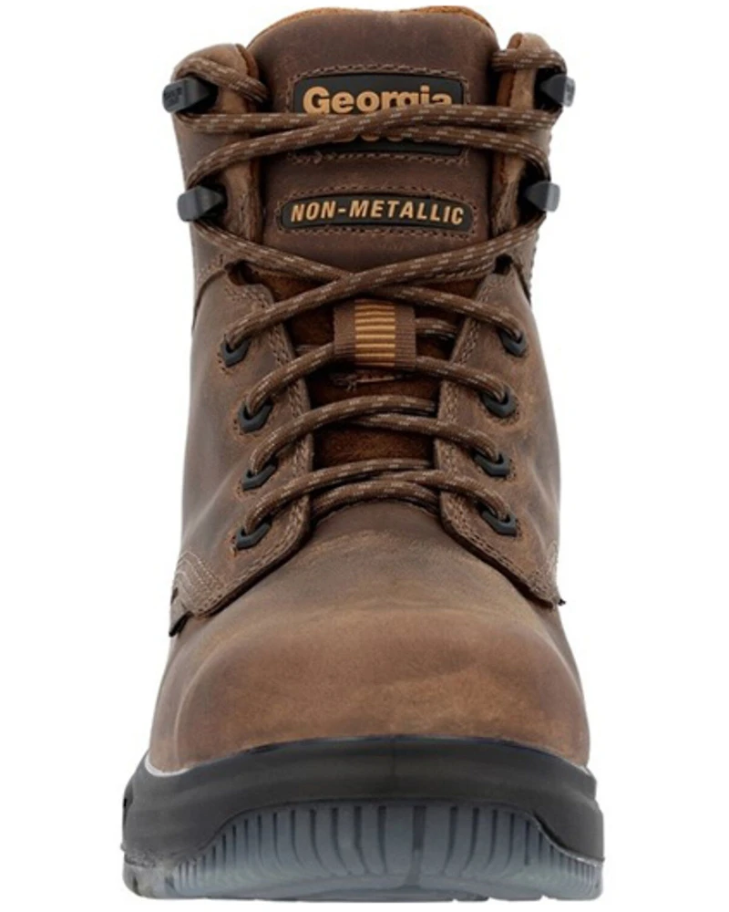Georgia Boot Men's 6" FLXpoint Ultra Lace-Up Waterproof Work Boots - Soft Toe
