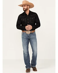 Ariat Men's M5 Weatherford Smokey Medium Wash Straight Rigid Denim Jeans