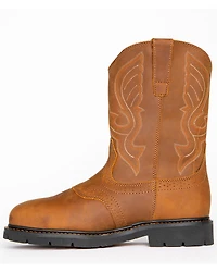 Cody James® Men's Broad Square Composite Toe Western Work Boots