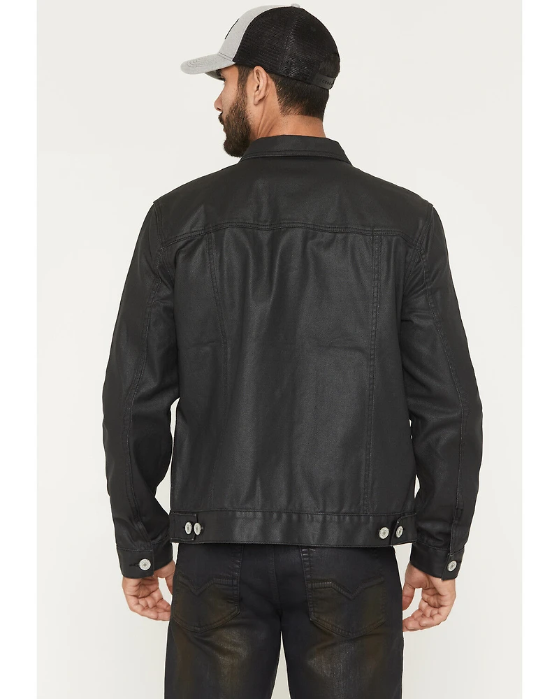 Moonshine Spirit Men's Coated Denim Jacket